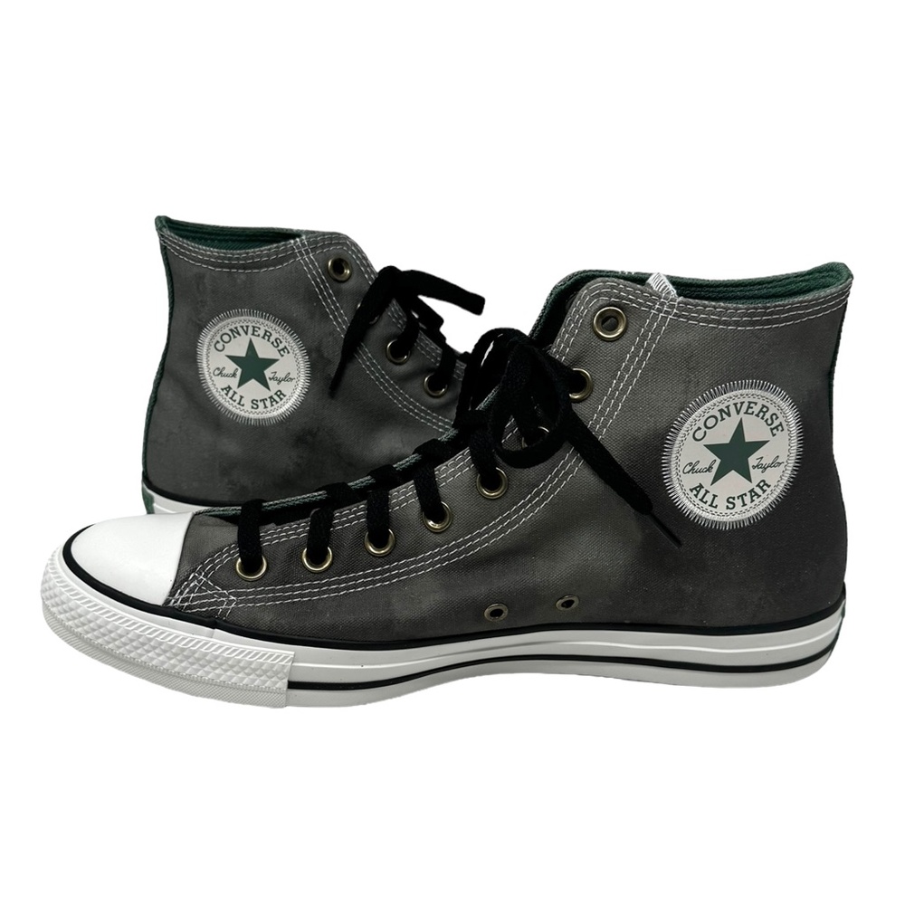 Converse Chuck Taylor Canvas Gray High Sneakers Skate Shoes Men's Size A06586C - Picture 6 of 10